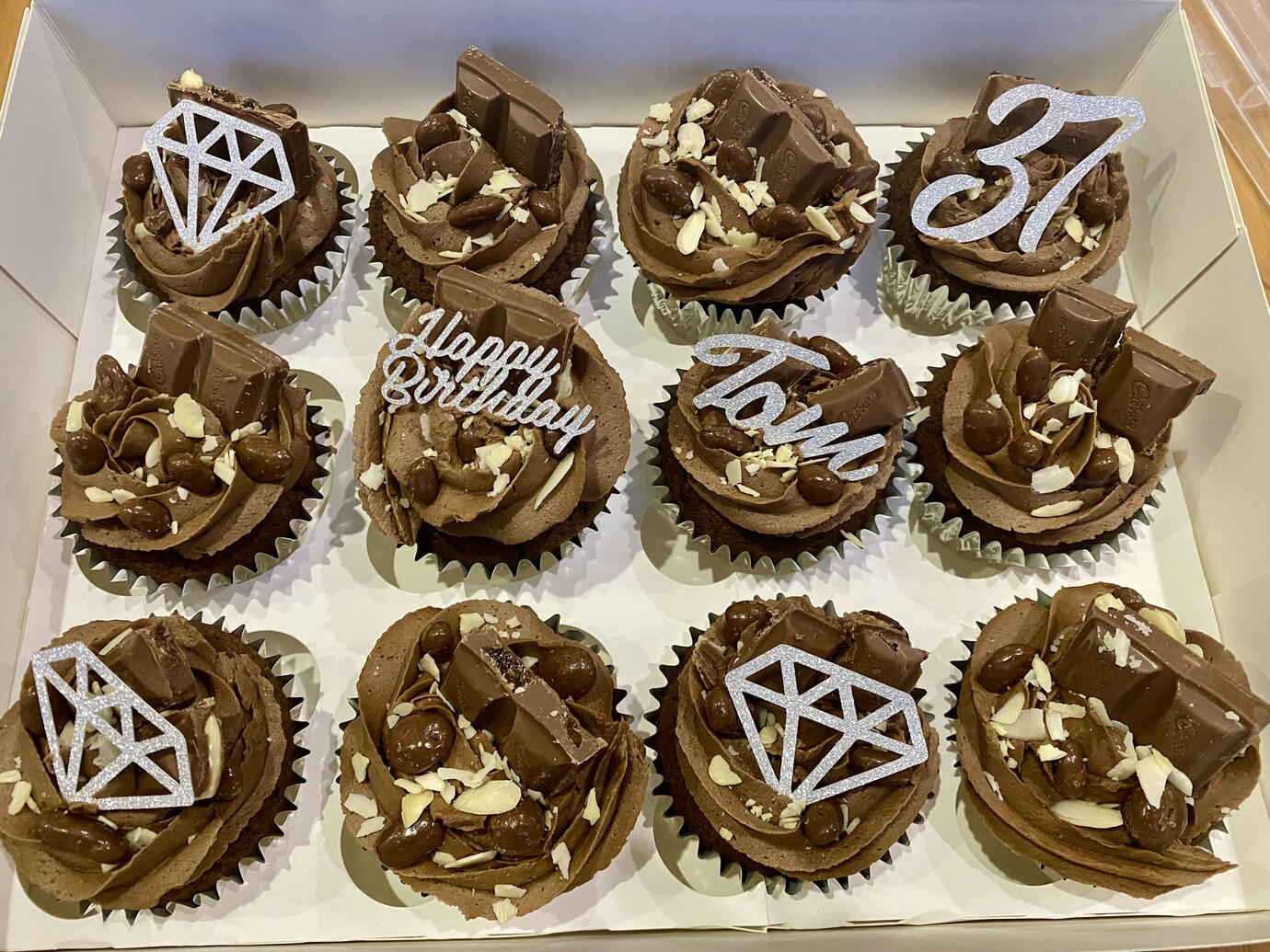 Diamond cupcakes