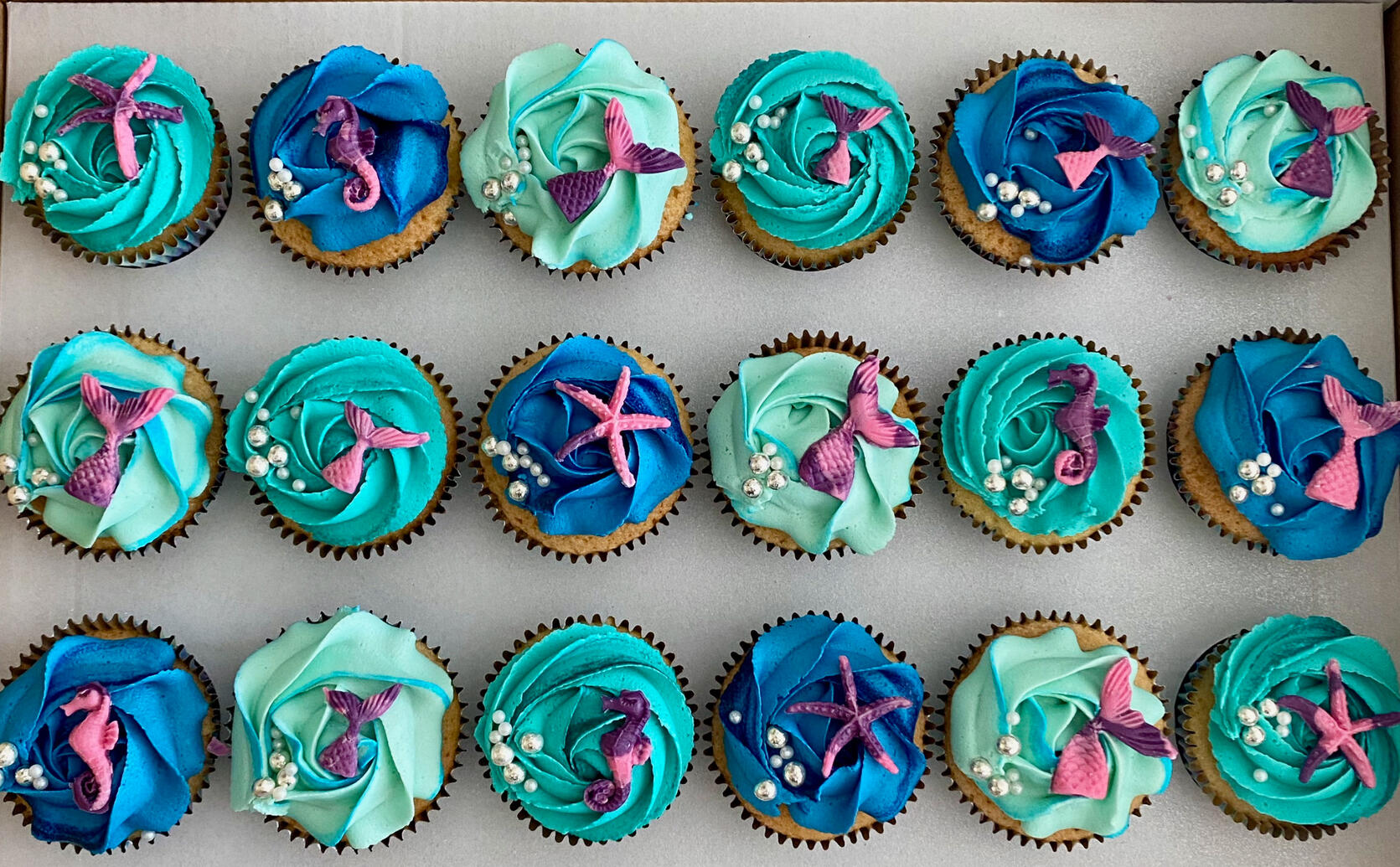 Mermaid cupcakes